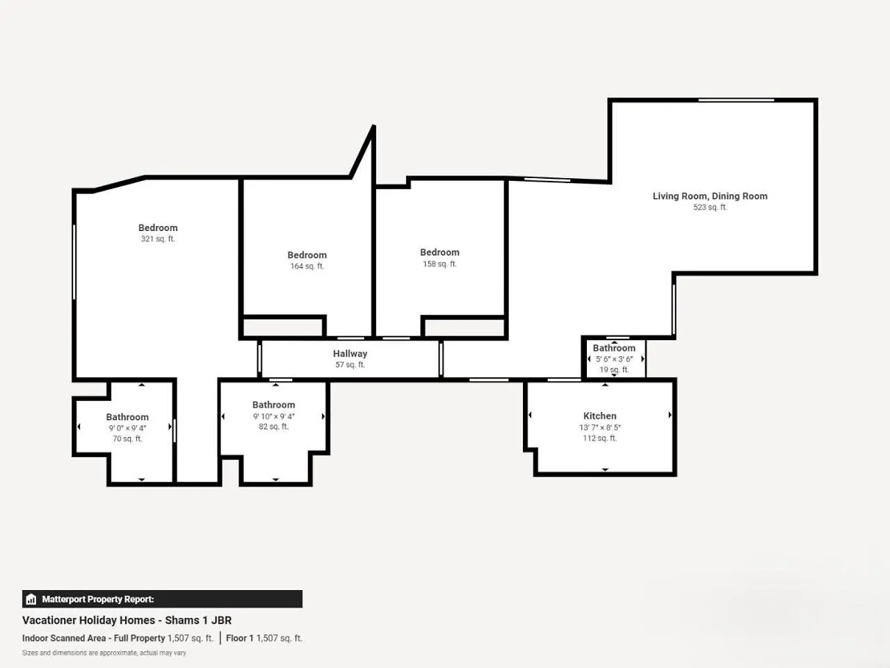 Shams 1 - Classic Three Bedroom Apartment In Jbr Dubai